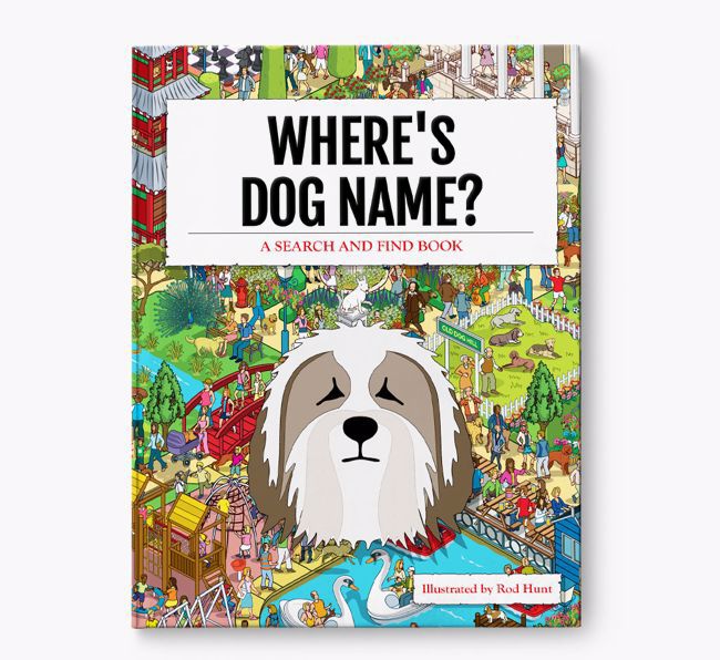 Personalised Where's {dogsName} Book